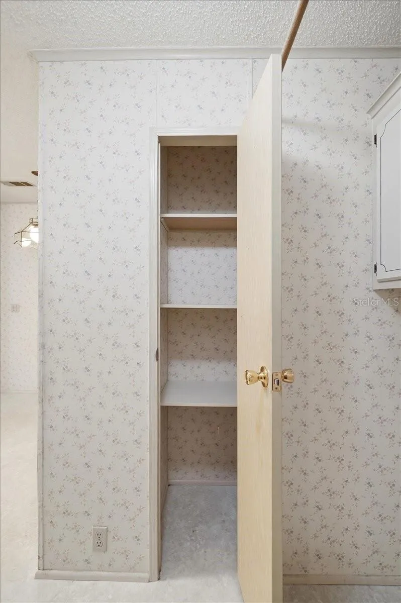 closet in Laundry room
