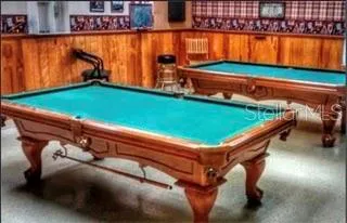 Billiards in clubhouse