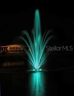 water fountain in community lake area