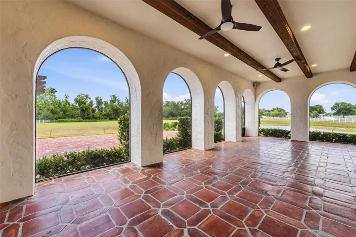 Screened patio