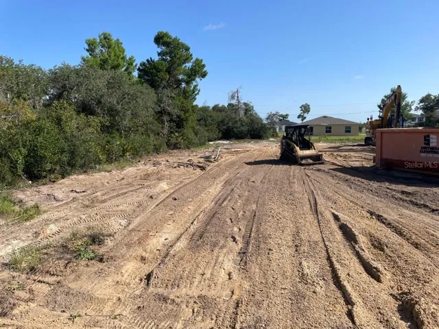Lot has been cleared and filled to grade