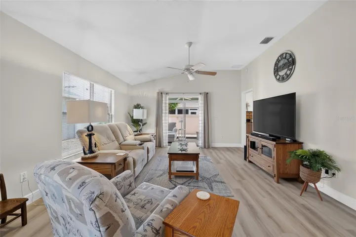 Living area with lots of natural light