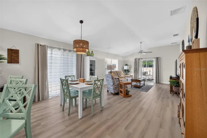 Dining and Living room area