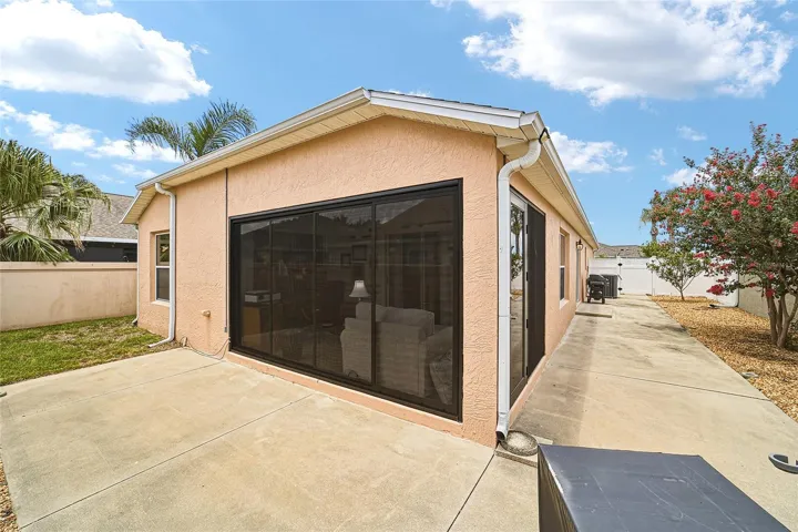Back of home-plenty of space for outdoor entertaining
