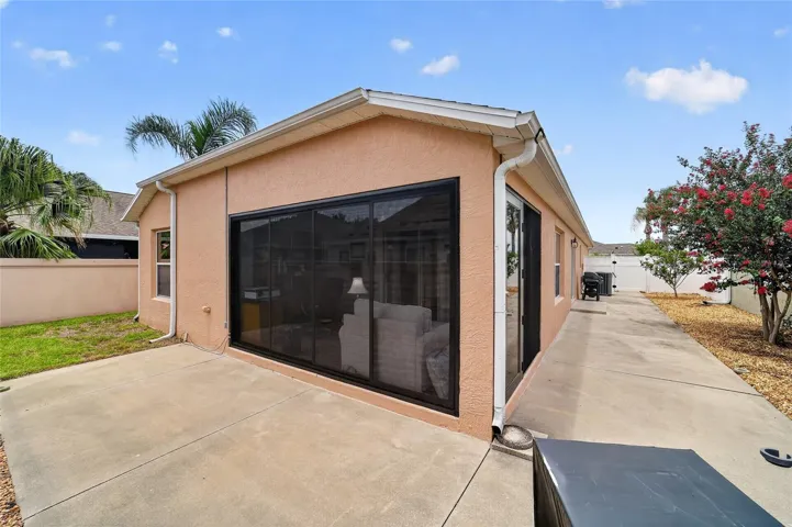 Back of home-plenty of space for outdoor entertaining
