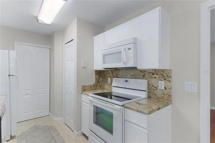Laundry Closet at the end of kitchen
