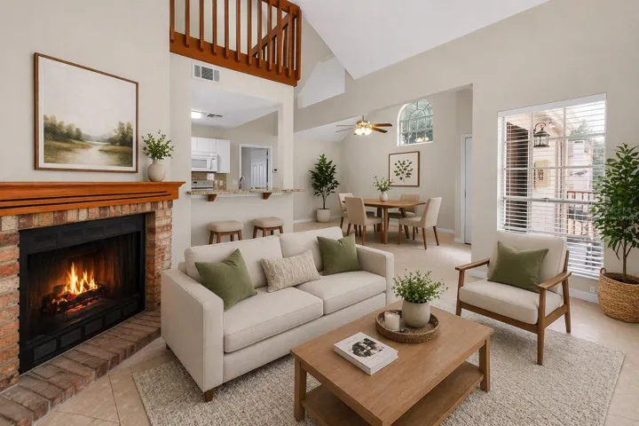 Living Room - Virtually Staged
