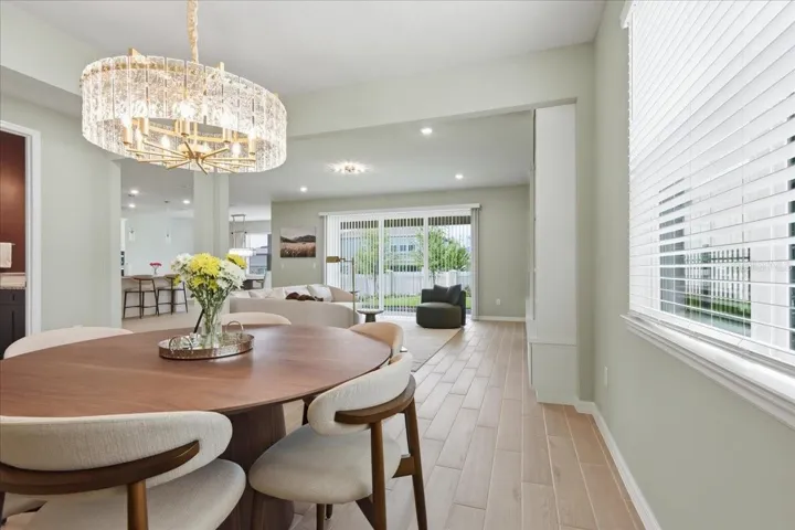 VIEW FROM DINING ROOM