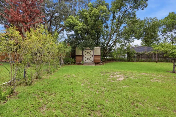 BACK YARD W/SHED