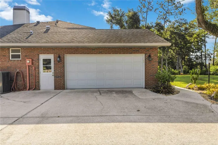 Side entry 2 car garage
