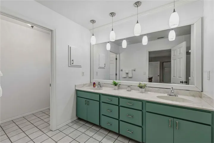Primary Bath with water closet and walk-in shower