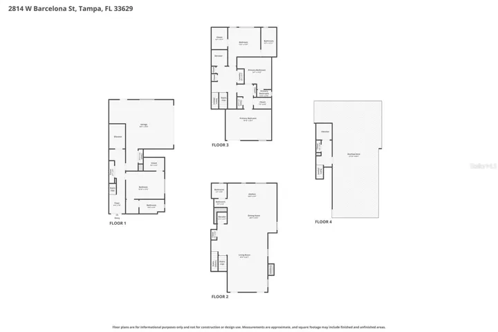 Floor plan-all floors with dimensions!