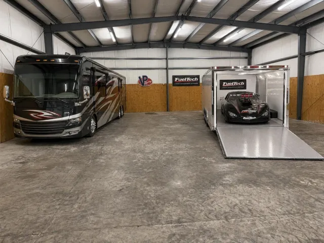Oversized garage for RVs, trailers, boats, or equipment
