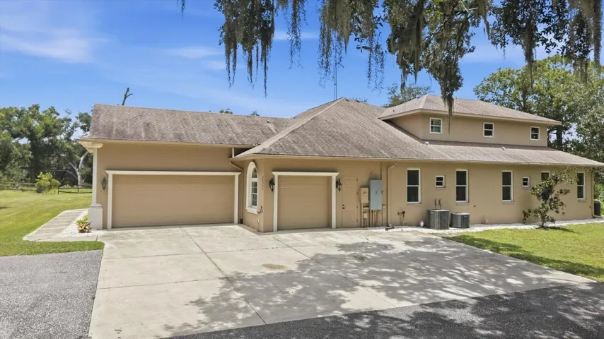 Side exterior of the 5,000-square-foot custom home