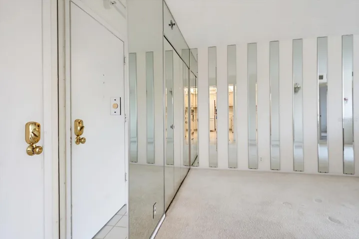 Entry looking towards dining room