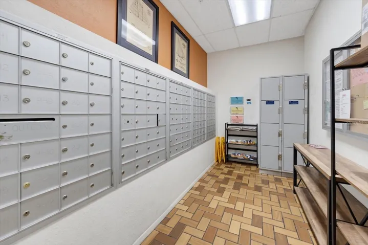 Community mail room for mail & deliveries