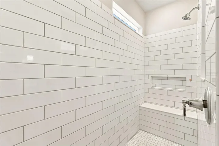 Master walk in shower