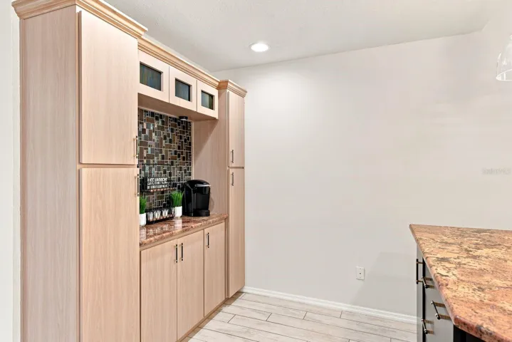 Kitchen w/ Custom Coffee Bar