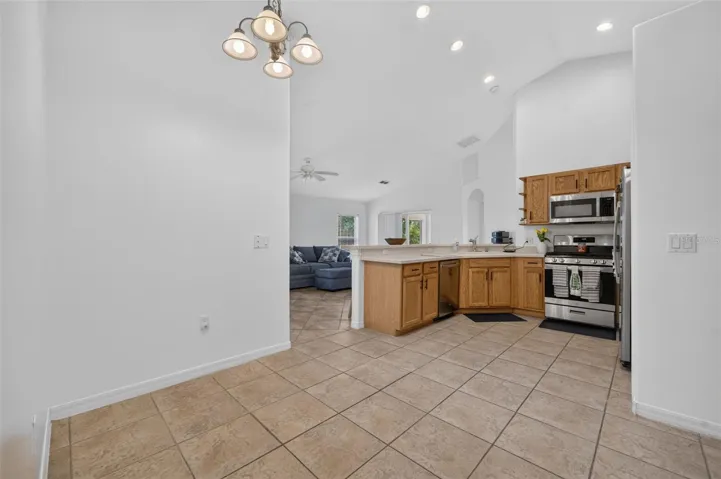 Breakfast nook, spacious kitchen, in addition to formal dining