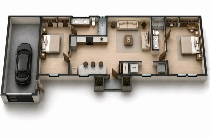 Artist rendering-home to be built