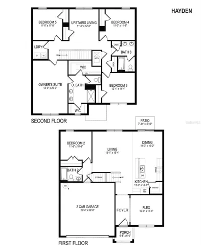 Hayden floor plan