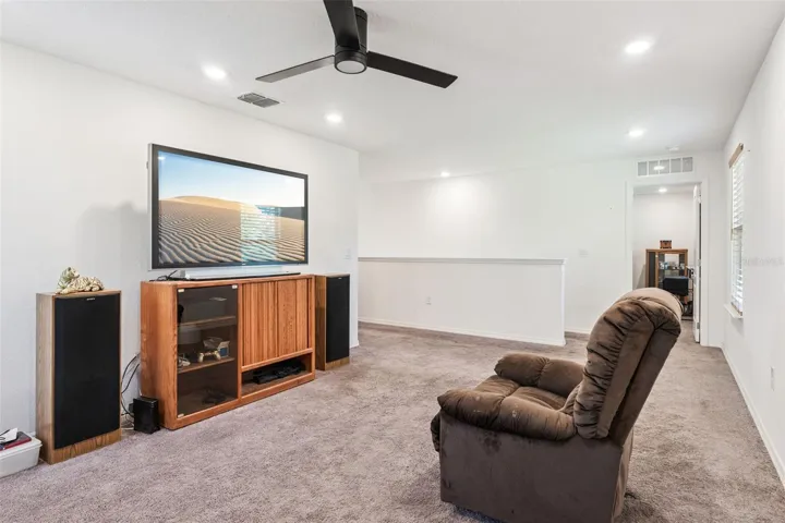 Upstairs loft area