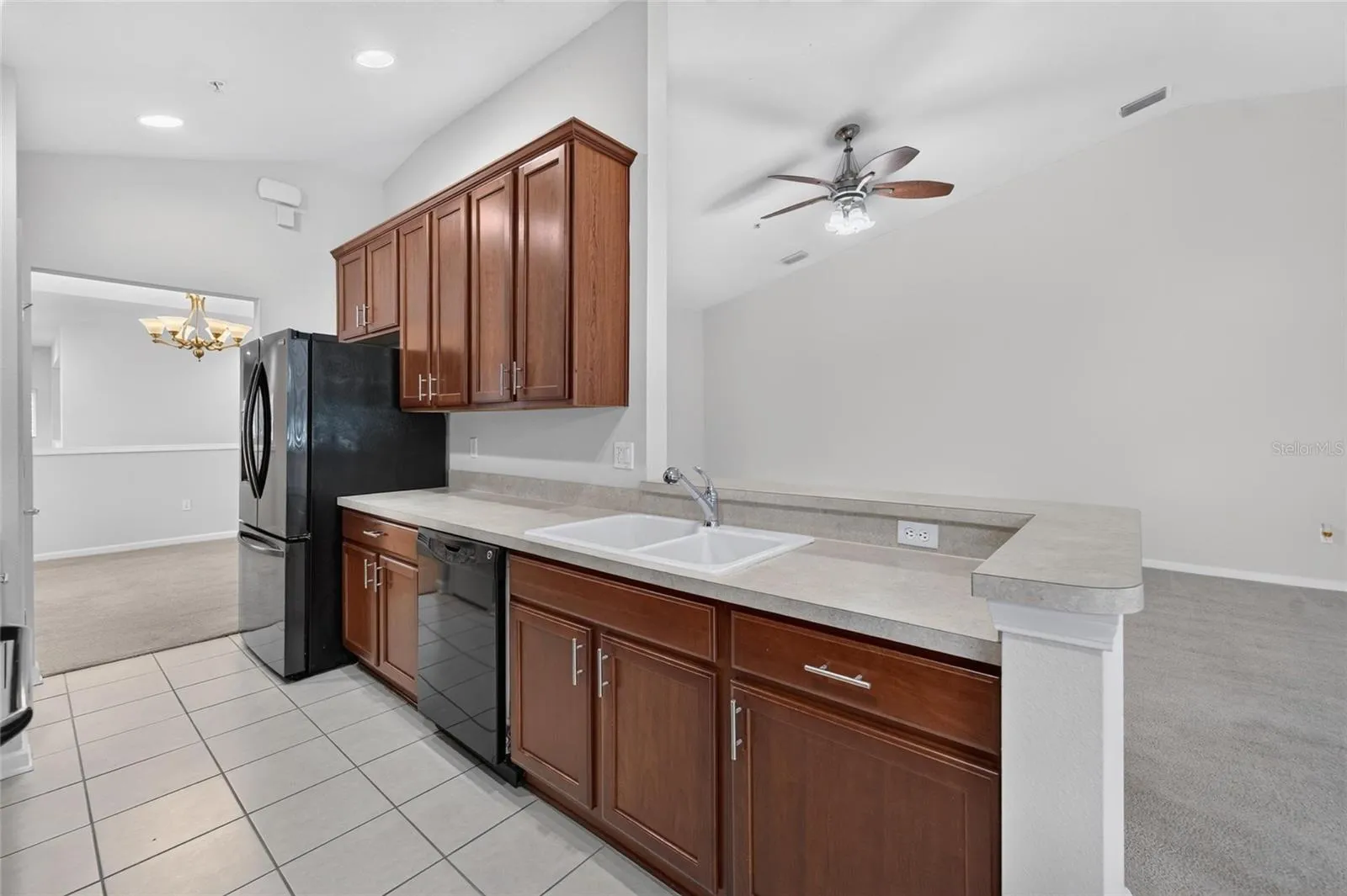 Kitchen view of Livingroom