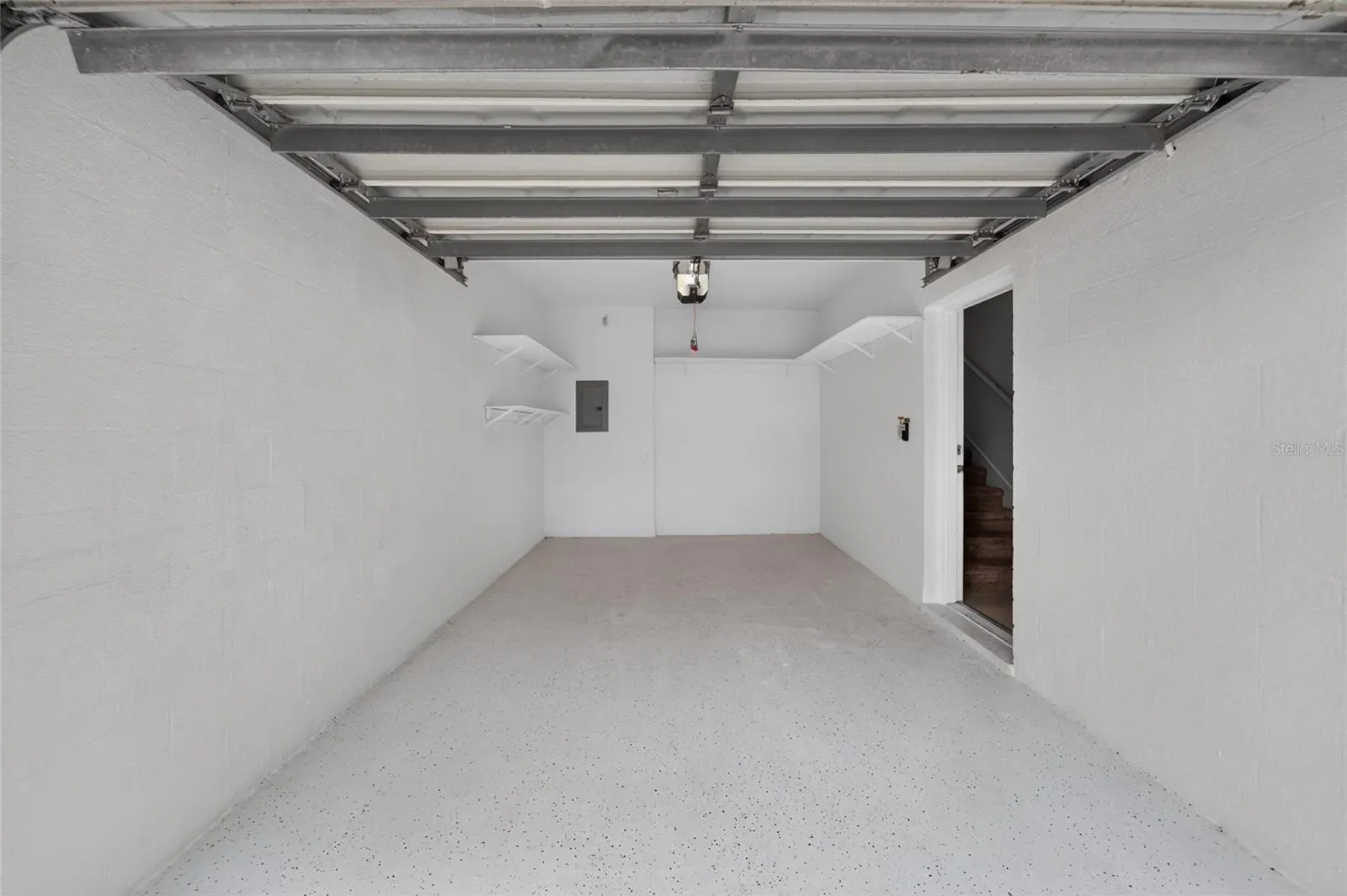 Garage with Electric Garage door opener