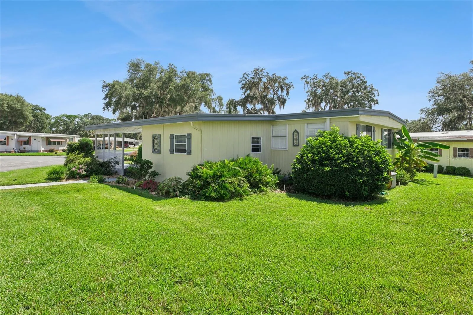 Rear view of property