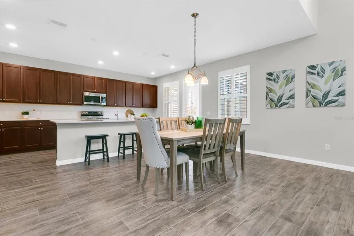 Dining area off of Kitchen.