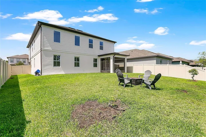 Great yard for a pool or firepit.