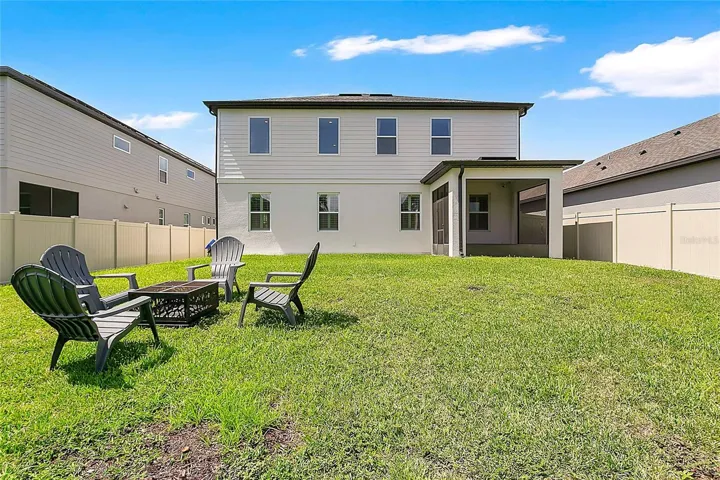 Perfect large backyard for entertaining.