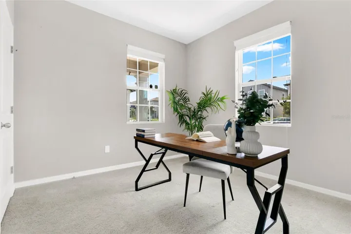 Office or bedroom downstairs.