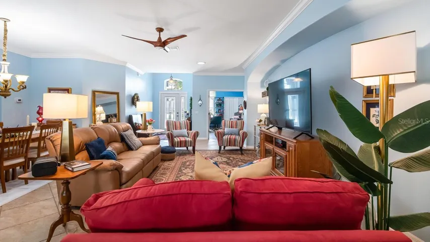 Living Room and Dining Room