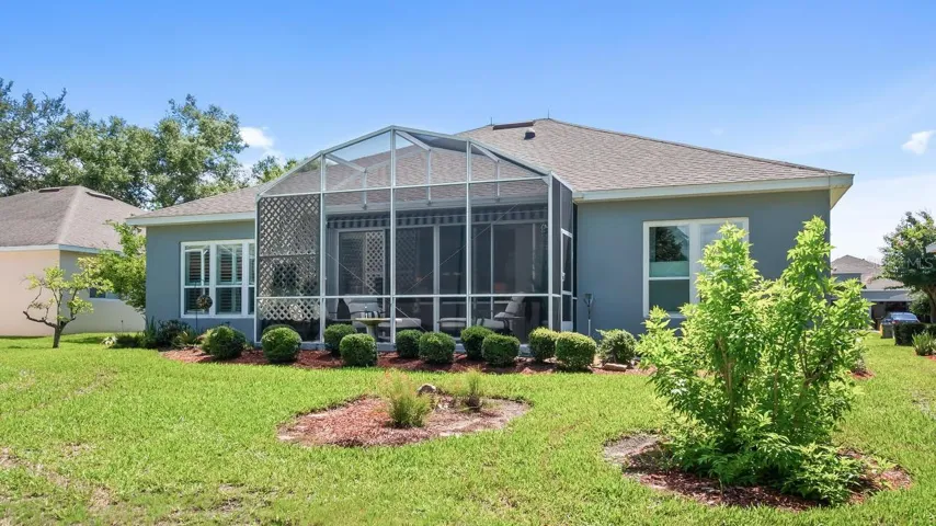 Landscaped back