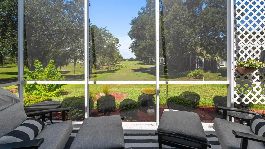 View of golf course from Lanai
