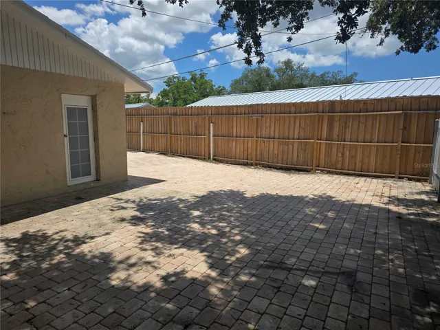 REAR PATIO PAVER GALORE