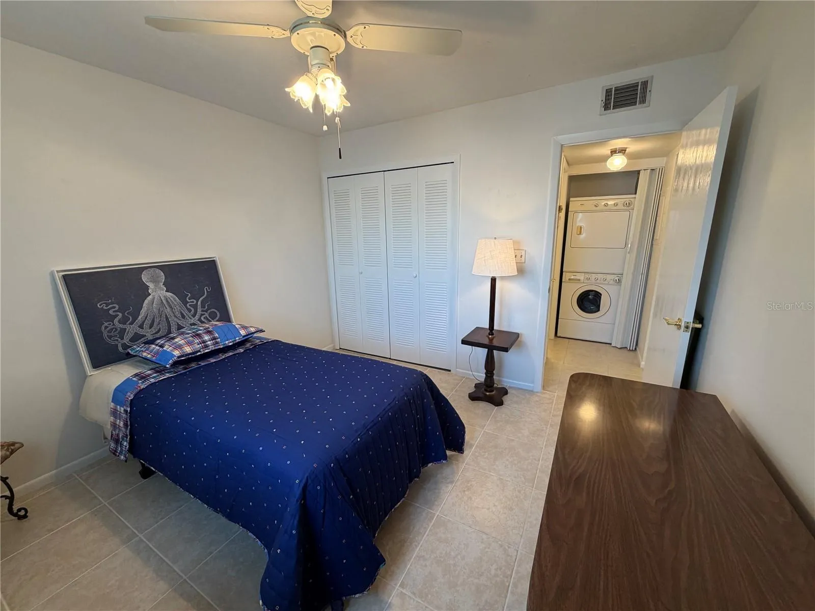2nd Bedroom, Tile Flooring, Freshly Painted, Ceiling Fan