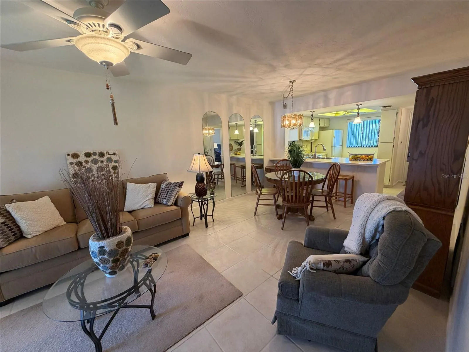 Fresh Paint, Tile Flooring, Ceiling Fan