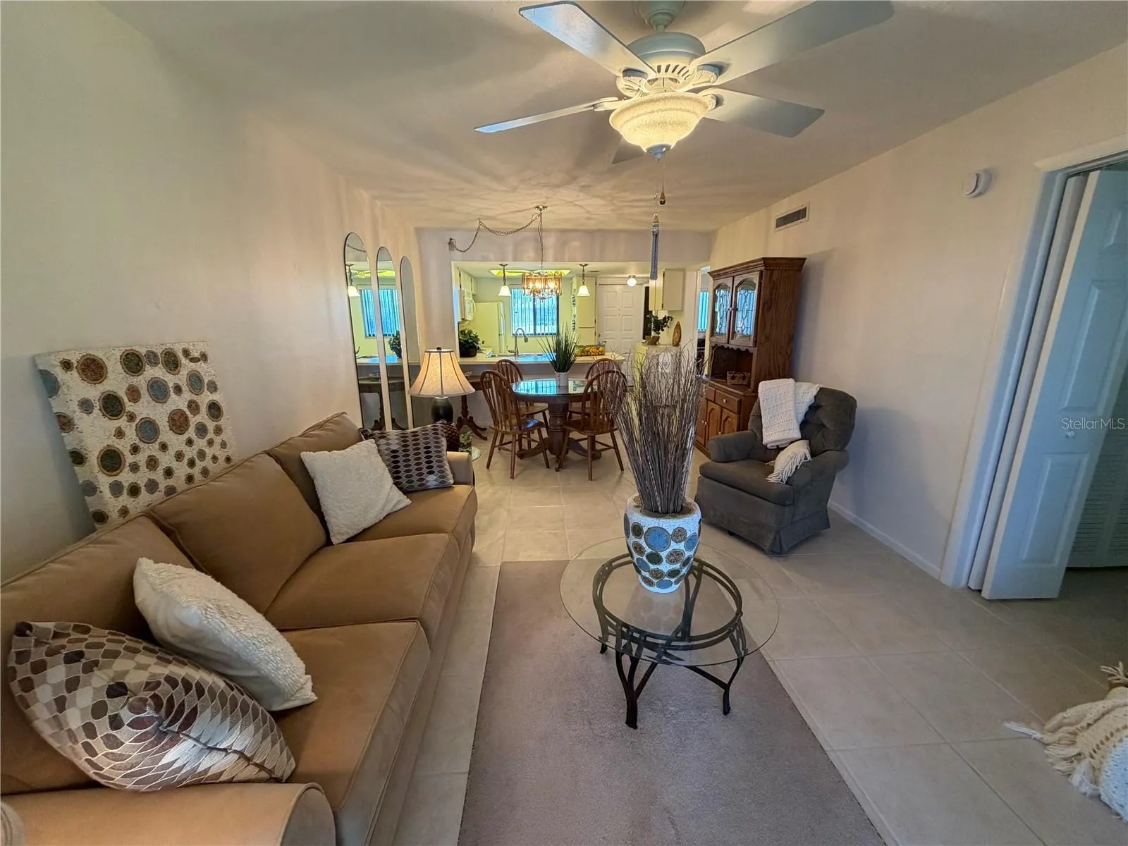 Fresh Paint, Tile Flooring, Ceiling Fan