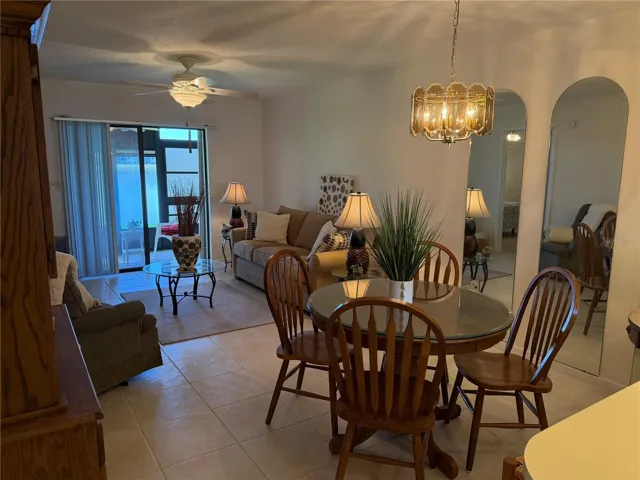 Living Room Open to Lanai......Lake Views