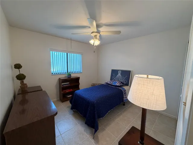 2nd Bedroom, Tile Flooring, Freshly Painted, Ceiling Fan