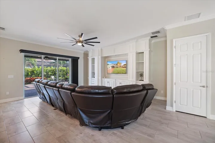 BUILT IN ENTERTAINMENT CENTER