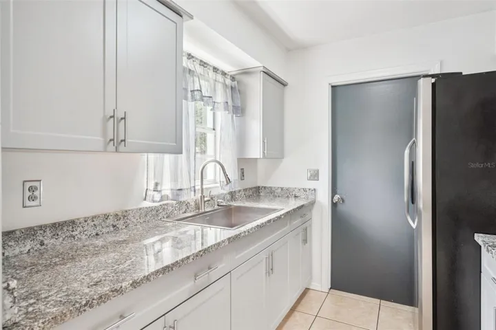 Kitchen with Door to Garage