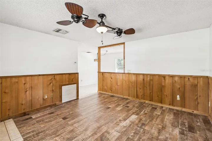 Living Room with Peek of Dining Room