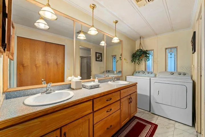 Master Bathroom and Washer and Dryer