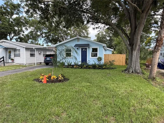 Front of home, all new sod, and landscaping, and pretty much everything else as well.