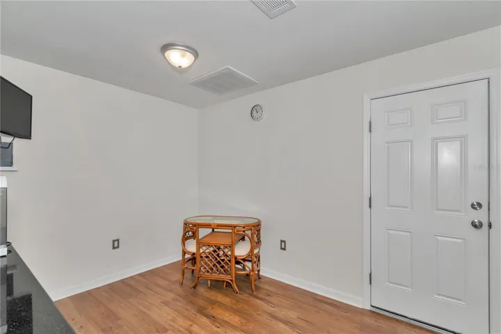 Breakfast area, door to 2 car garage