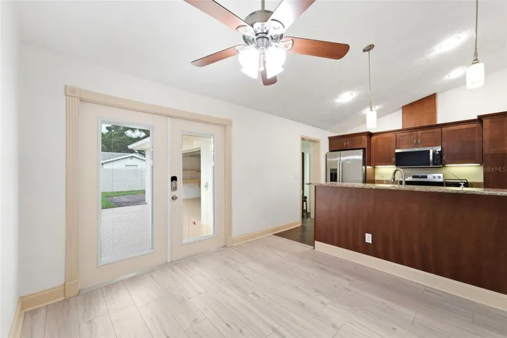 A welcoming dining space that's perfect for family dinners or holiday celebrations.