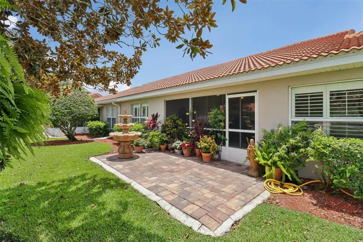 Extended Brick Paver Patio & Garden
